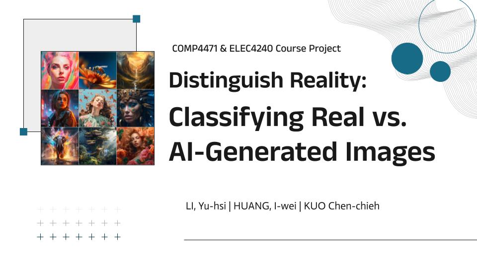 Deepfake image classification